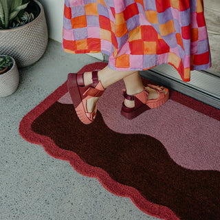 Berry Bold Large Door Mat - Shades of Jupiter