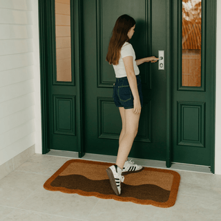Brownie Points Large Door Mat - Shades of Jupiter