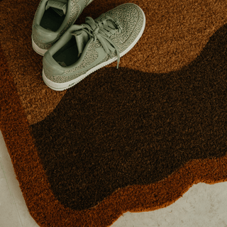 Brownie Points Medium Door Mat - Shades of Jupiter