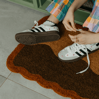 Brownie Points Medium Door Mat - Shades of Jupiter