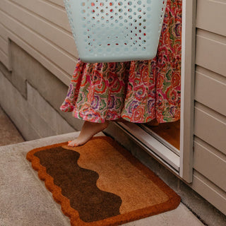 Brownie Points Medium Door Mat - Shades of Jupiter