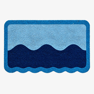 Smooth Sailing Large Door Mat - Shades of Jupiter