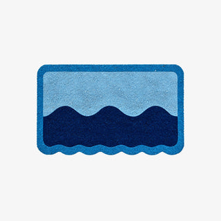 Smooth Sailing Medium Door Mat - Shades of Jupiter